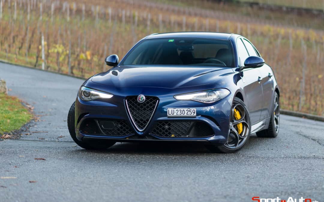 ESSAI ALFA ROMEO GIULIA QUADRIFOGLIO AT8