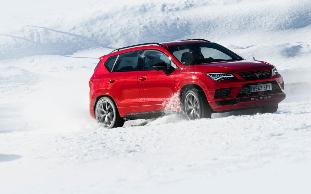 LE CUPRA ATECA A L’ÉPREUVE SUR NEIGE ET GLACE