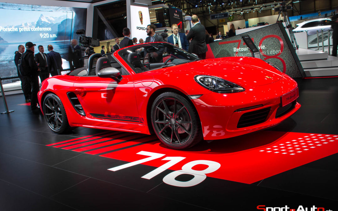 GENÈVE 2019 – PORSCHE 718 CAYMAN & BOXSTER T