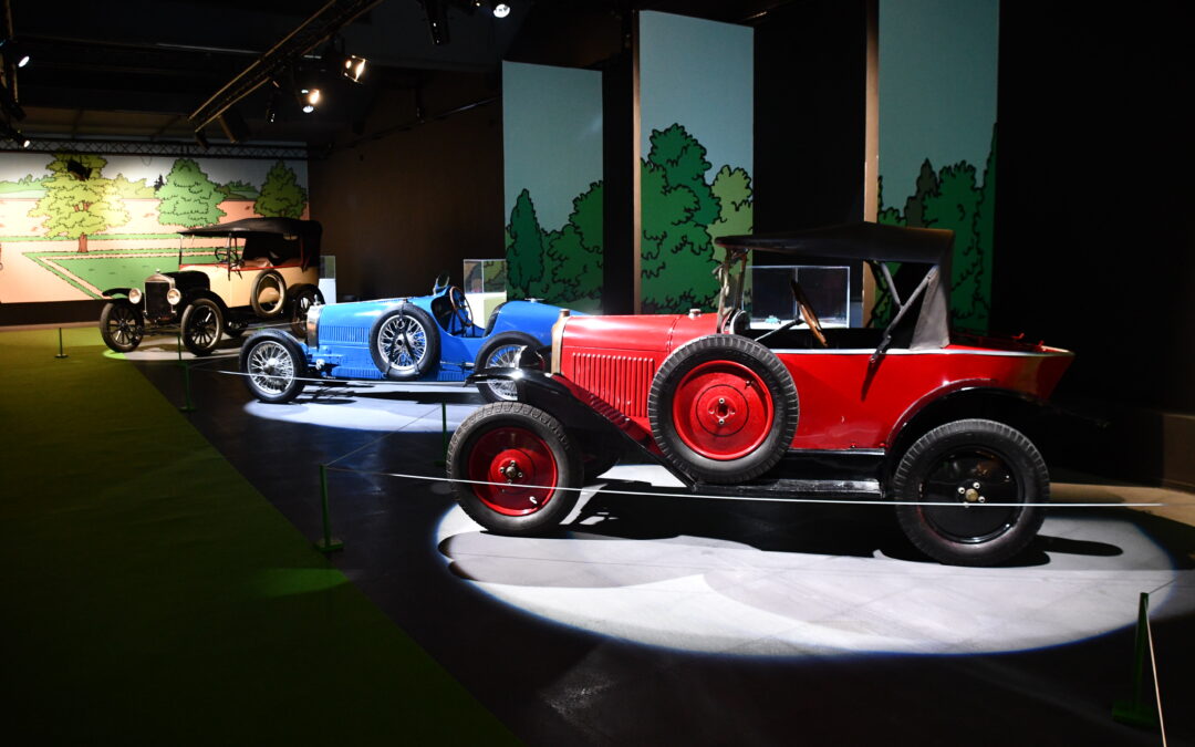 EN VOITURE AVEC TINTIN