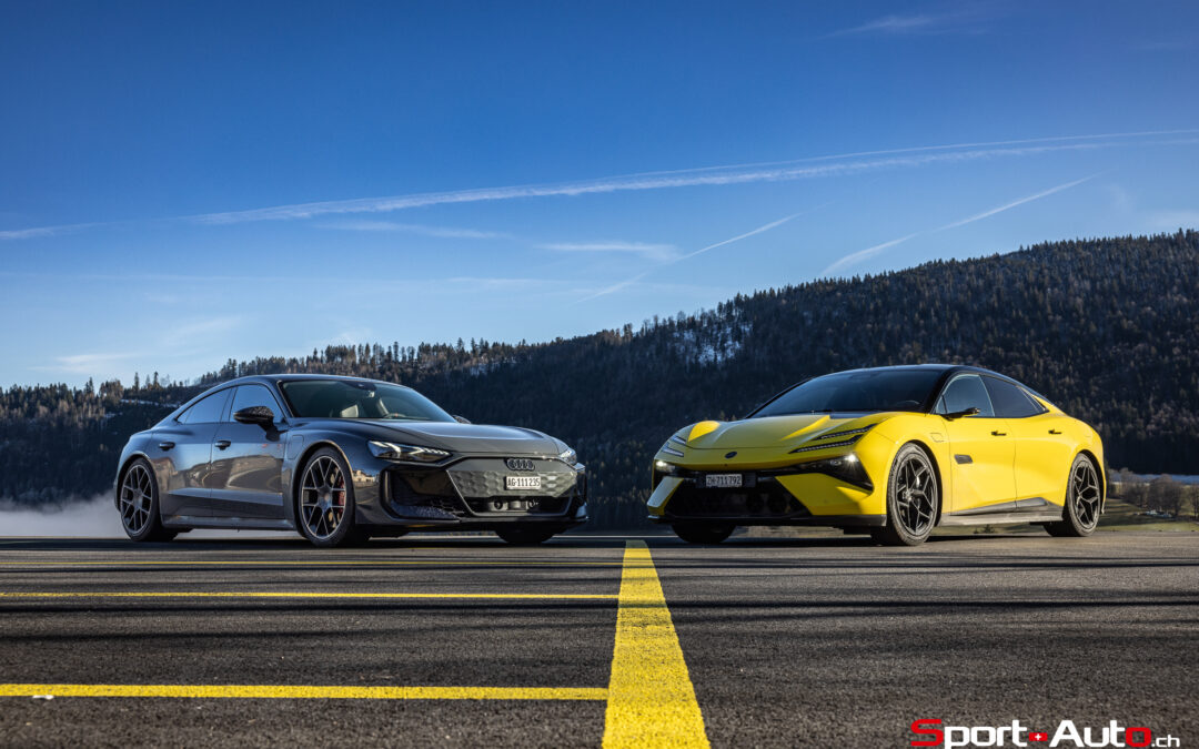 DUEL AUDI RS E-TRON GT PERFORMANCE vs LOTUS EMEYA R