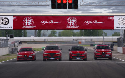 LA GAMME ALFA ROMEO SUR CIRCUIT À VARANO DE MELEGARI