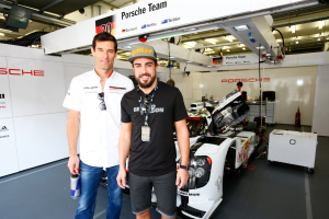 Porsche Team: Mark Webber, Fernando Alonso (l-r)