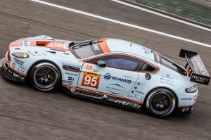 Kristian Poulsen (DNK) / David Heinemeier Hansson (DNK) / Richie Stanaway (NZL) / drivers of car #95 LMGTE AM Aston Martin Racing (GBR) Aston Martin Vantage V8 Free Practice 3 - 6 Hours of Shanghai at Shanghai International Circuit - Shanghai - China