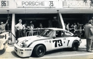 La Porsche 911 RSR de Paul Blancpain aux 24 Heures du Mans 1974