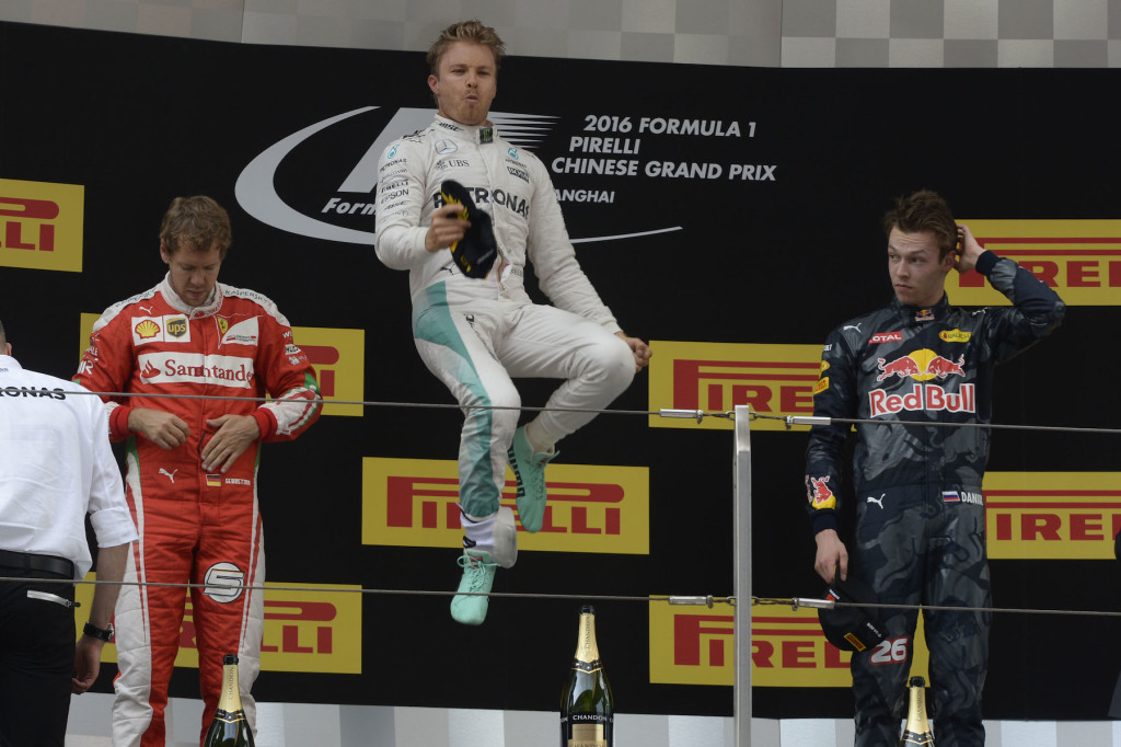 F1 - GP de de Chine : Nouvelle victoire pour Rosberg- Grosjean fantomatique