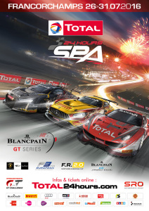 L’affiche des Total 24 Hours of Spa 2016 dévoilée