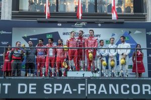 Podium at the WEC 6 Hours of Spa - Circuit de Spa-Francorchamps - Spa - Belgium