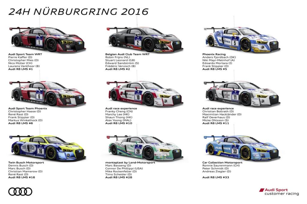 Audi will 24-Stunden-Sieg auf dem Nürburgring wiederholen
