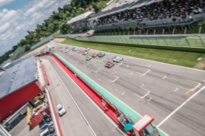 Race Start at the ELMS 4 Hours of Imola - Autodromo Enzo e Dino Ferrari - Imola - Italy