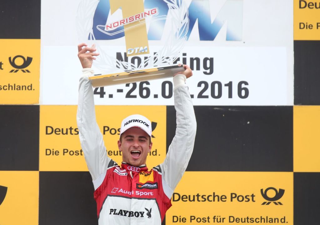 Nico Müller scores his maiden DTM race win at the Norisring