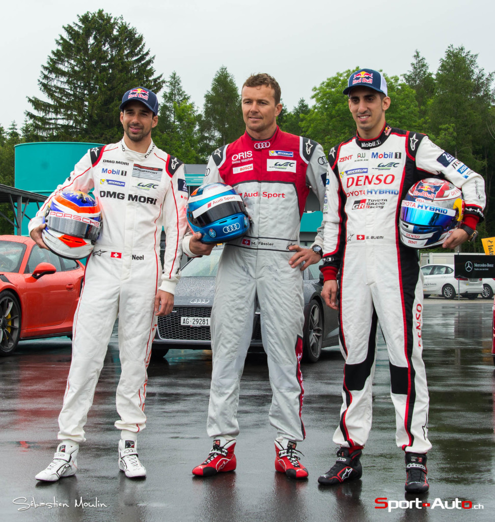 Neel Jani, Marcel Fässler et Sébastien Buemi débutent les 24h du Mans 2016…. à Lignières
