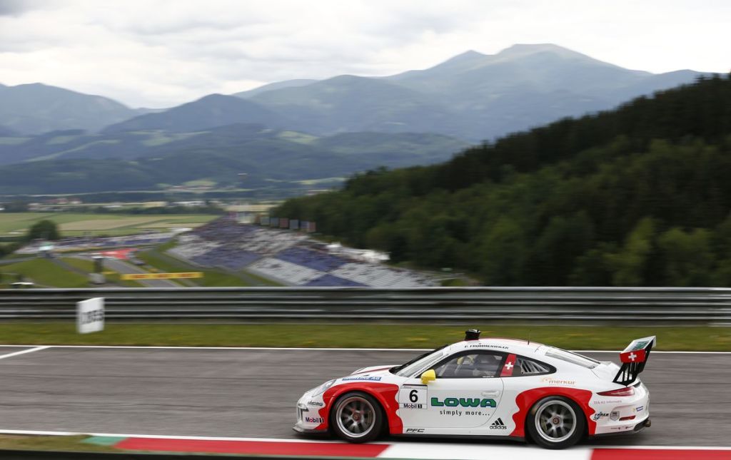 Philipp Frommenwiler bereit für Bergetappe des Porsche Supercup