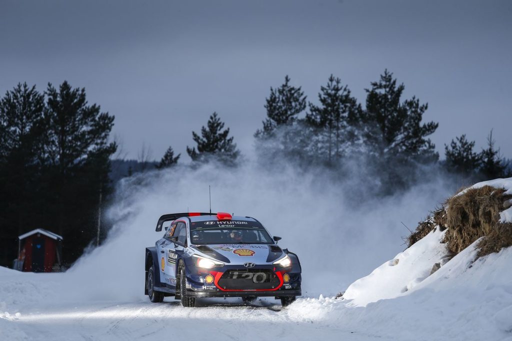Hyundai Motorsport verlässt die Rallye Schweden mit Platz vier