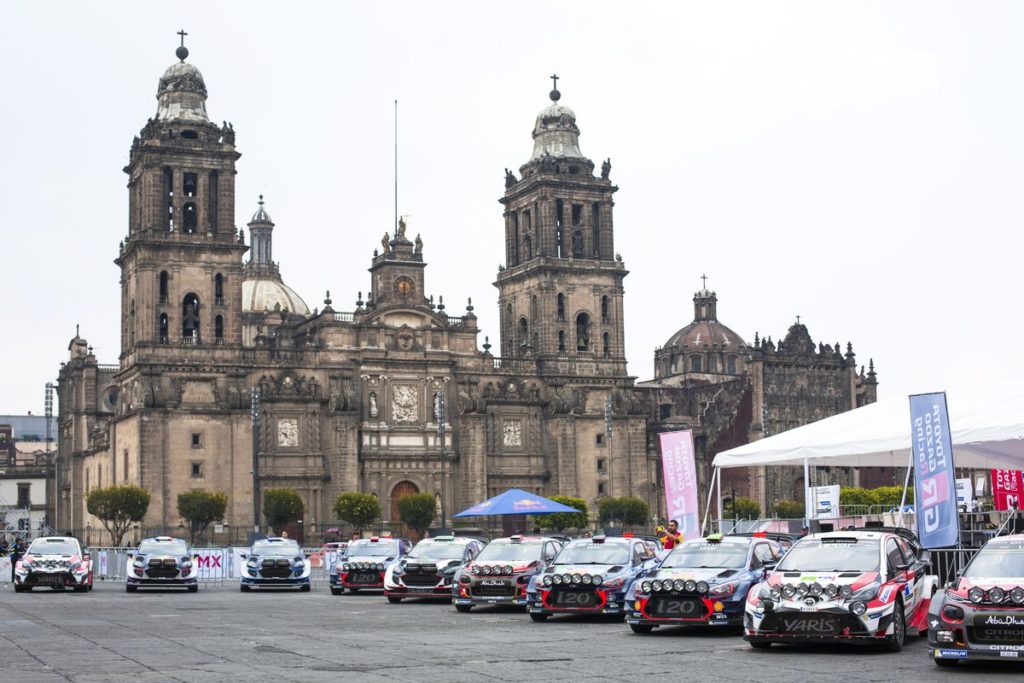 Rally México gets underway with Street Stage spectacle in Zócalo square