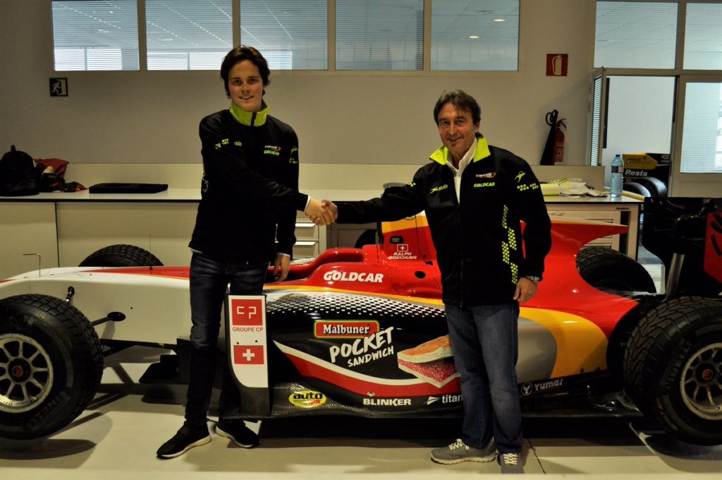 Ralph Boschung en FIA Formula 2 avec le Campos Racing