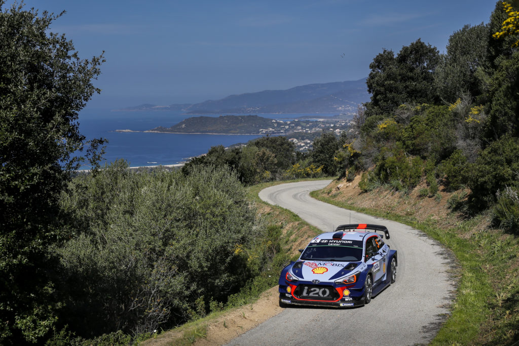 Steady start and podium potential for Hyundai Motorsport at Tour de Corse