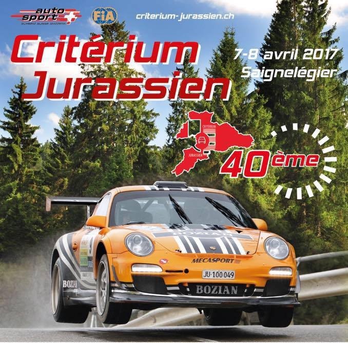 Criterium Jurassien 2017 - affiche - Marc Valliccioni - Porsche 997 GT3