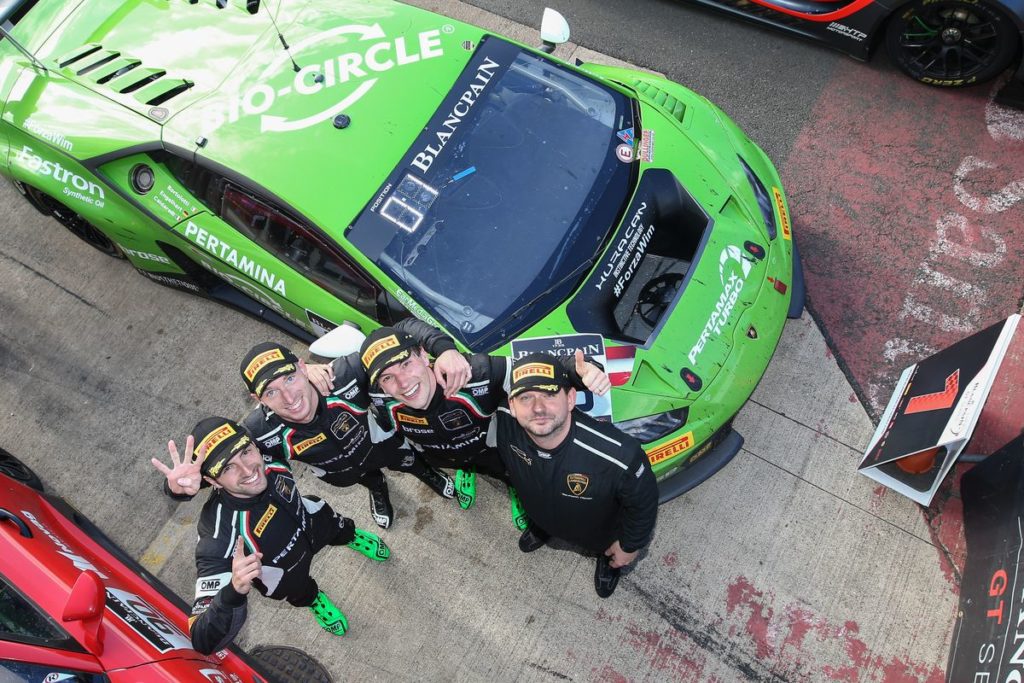 Blancpain GT Series - GRT Grasser Racing Team’s Lamborghini claims nail-biting 3 Hours of Silverstone