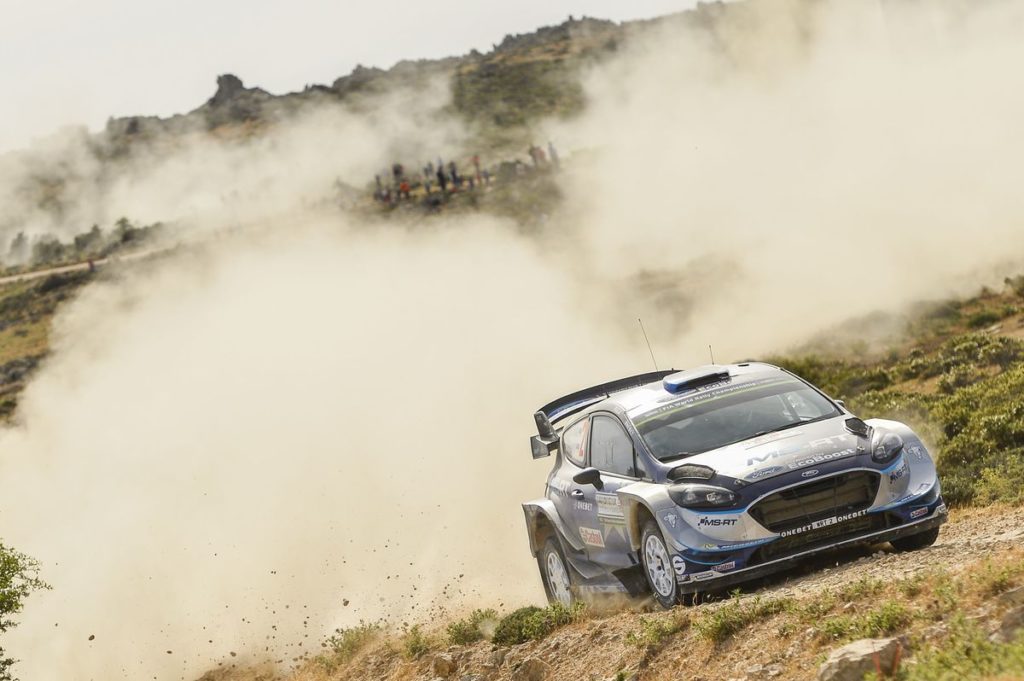 WRC - Tanak leads Rally Italia Sardegna
