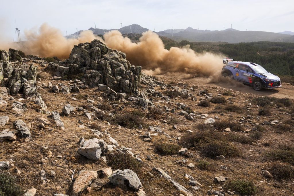 WRC - Hyundai Motorsport’s victory charge halted as Sardinia bites back