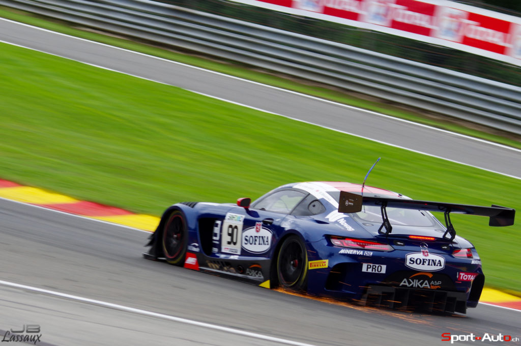 Raffaelle Marciello fastest in qualifying for the Total 24 Hours of Spa