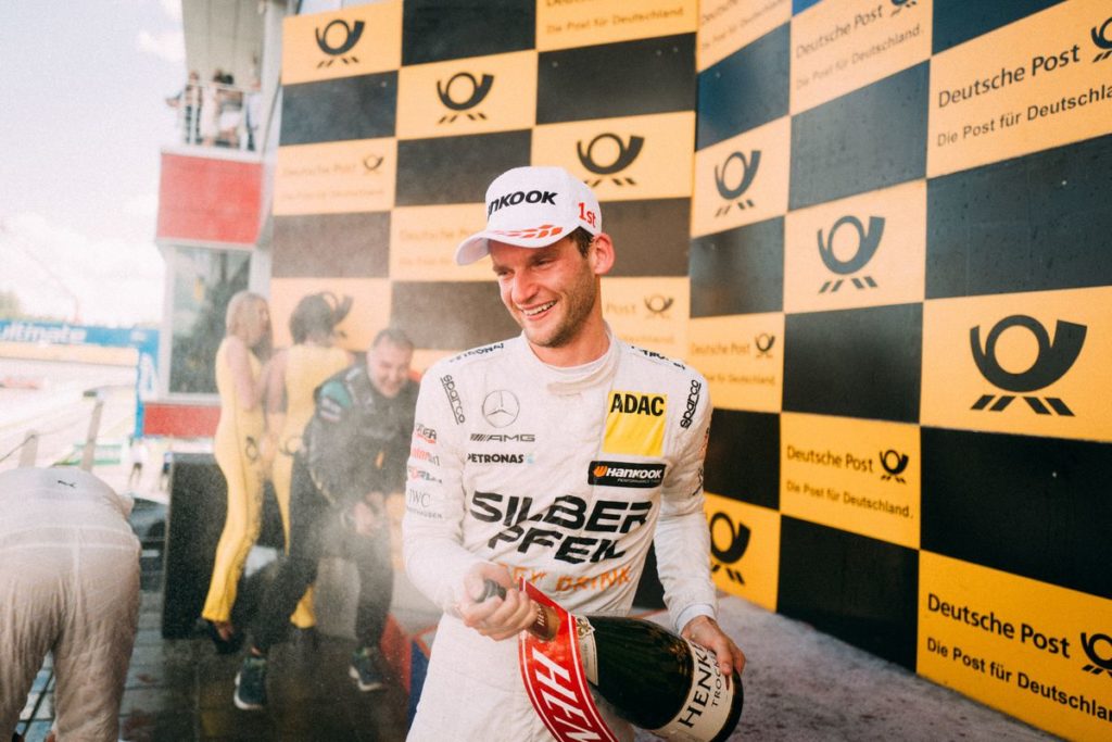 Maro Engel claims maiden DTM victory