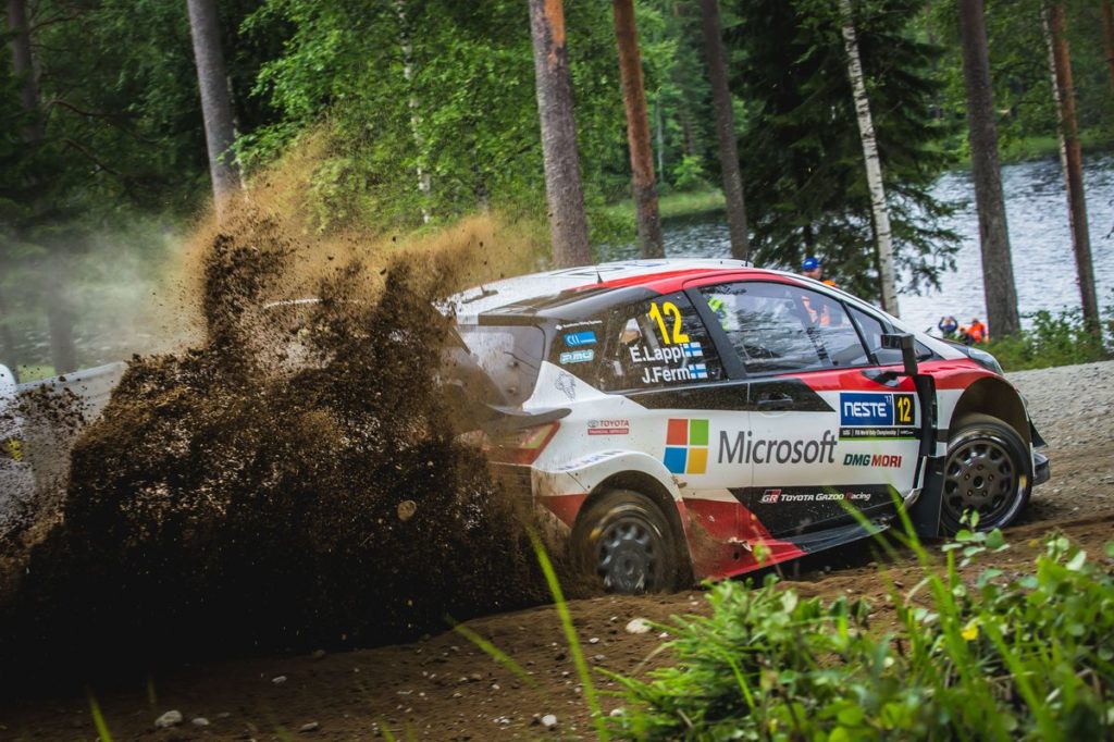 Toyota Gazoo Racing World Rally Team first and second in Finland