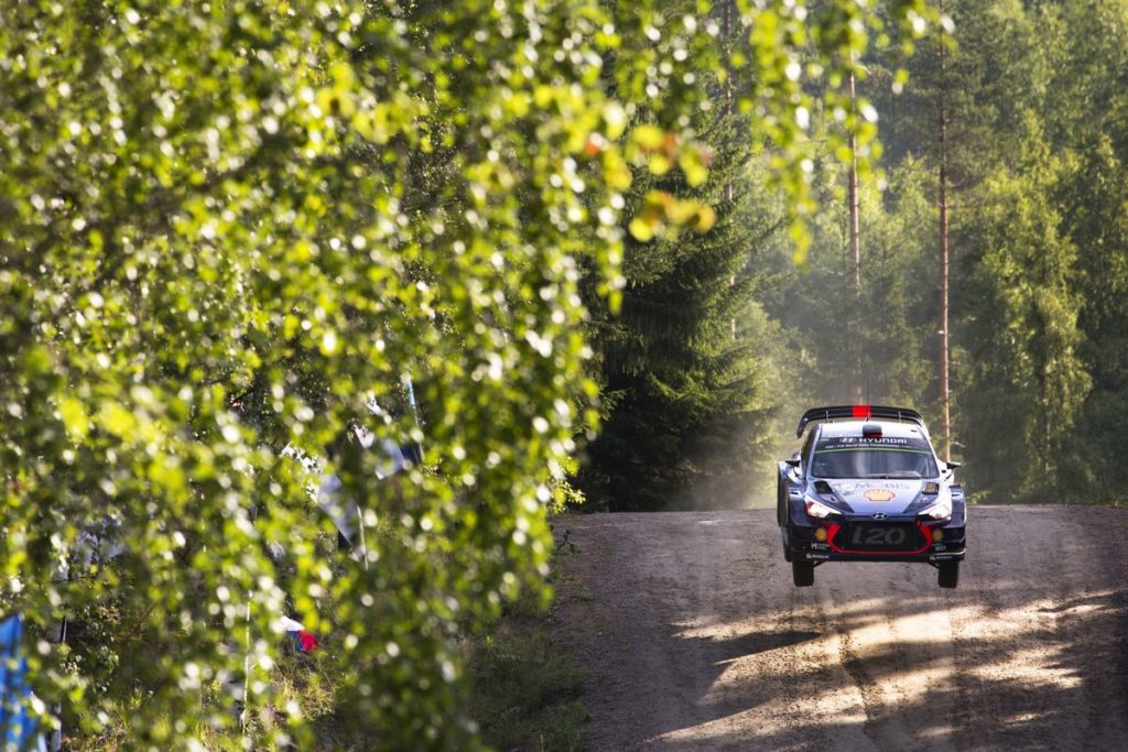 Hyundai Motorsport suffers challenging start to Rally Finland