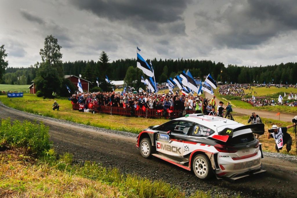 WRC - Evans flies to second in Finland