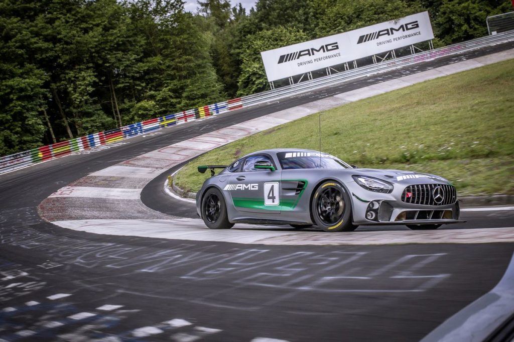 Testeinsätze Mercedes-AMG GT4: Der Mercedes-AMG GT4 startet erstmals auf der Nürburgring-Nordschleife