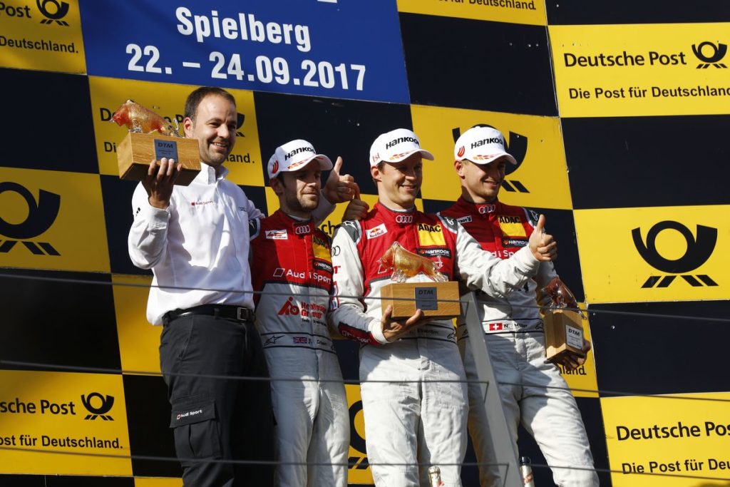 DTM - Ekström celebrates his first win of the season at Spielberg