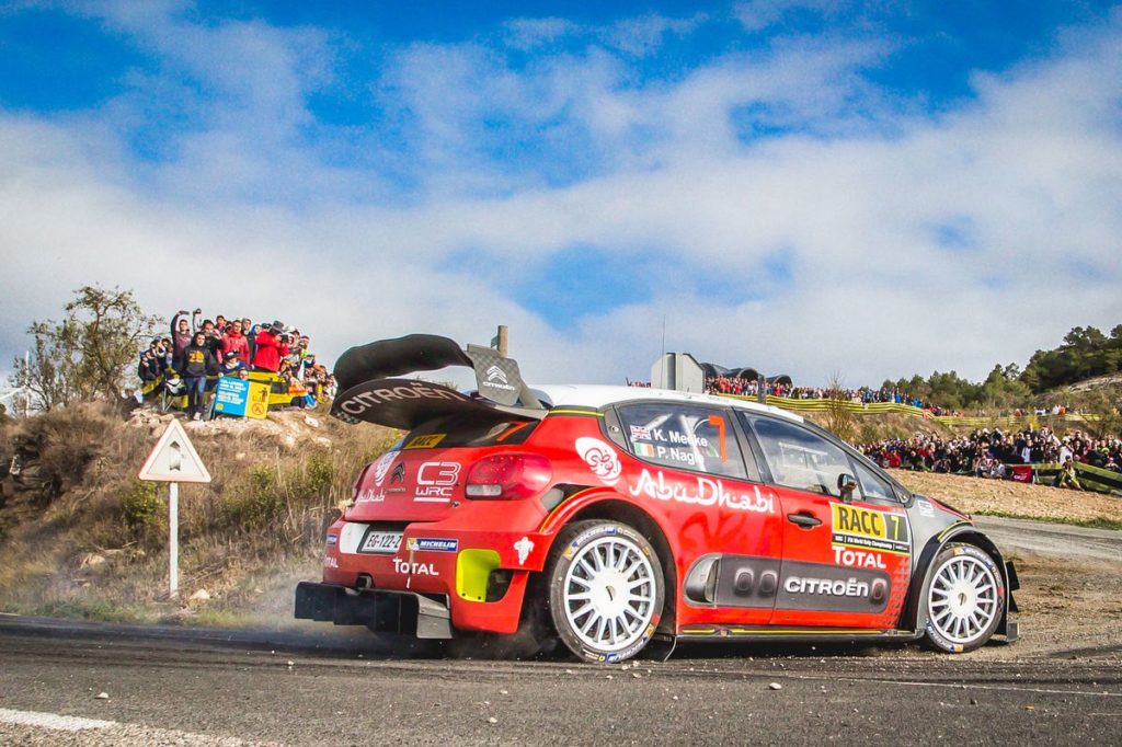 WRC - Kris Meeke in control at rally de Espana