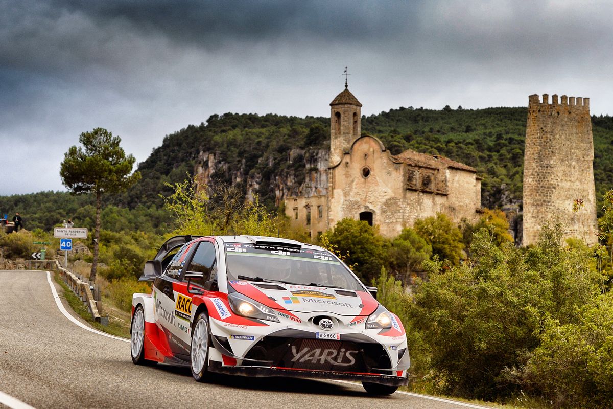 WRC - The Yaris WRC shows its sealed-surface speed in Spain