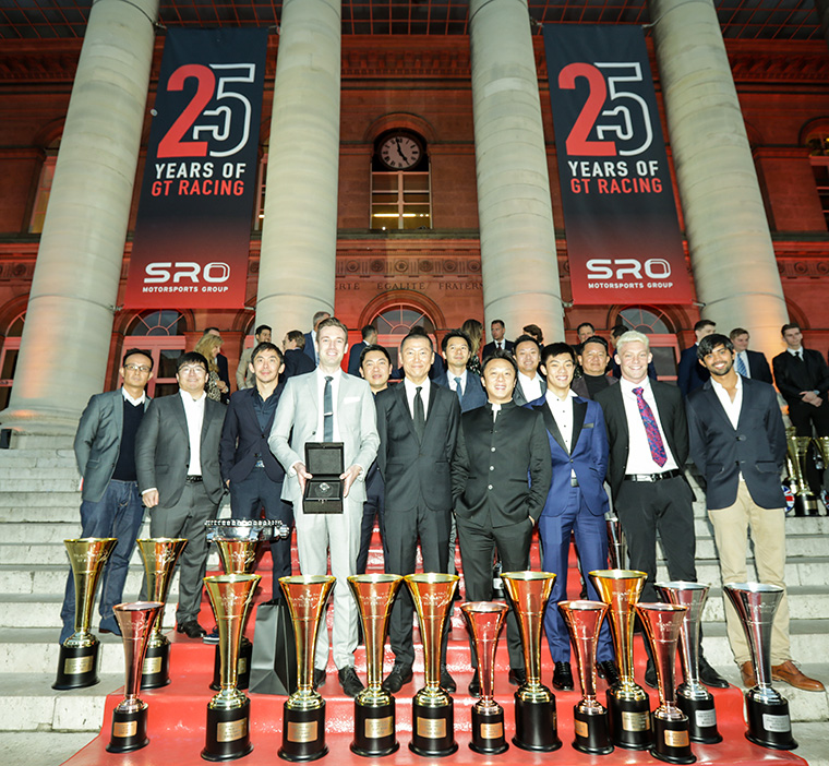 Objet: Blancpain GT Series Asia champions crowned at SRO's star-studded awards ceremony in Paris