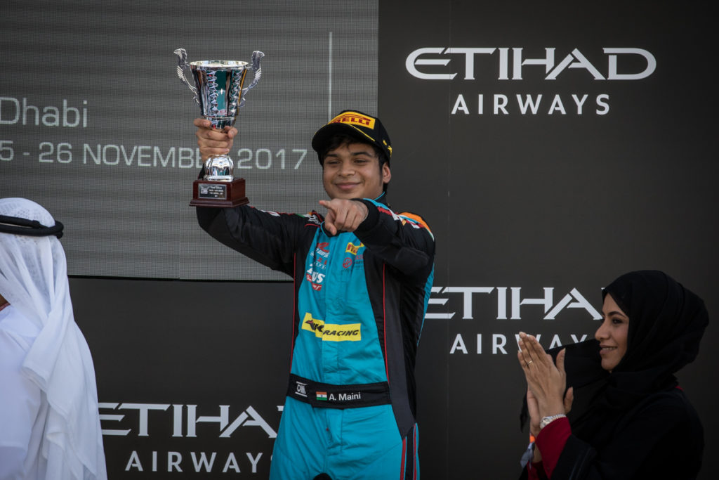 GP3 - Maini mit Podium zu Abschluss in Abu Dhabi