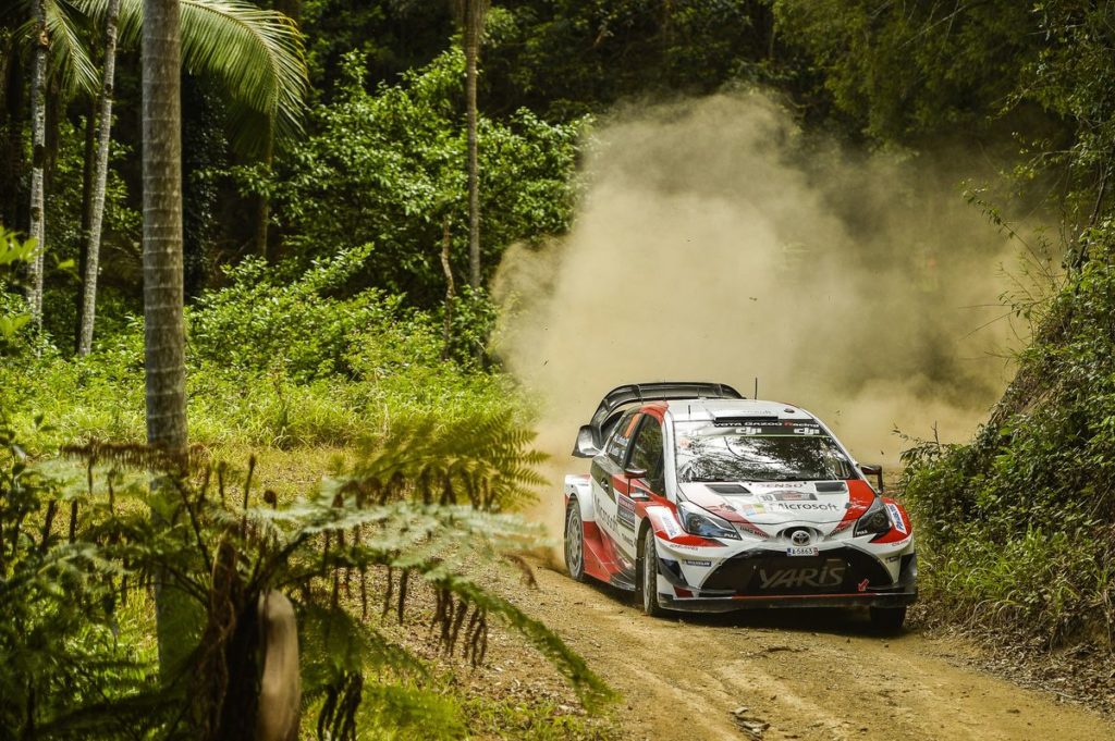 WRC - Toyota Yaris WRC drivers show their speed on first day of Rally Australia