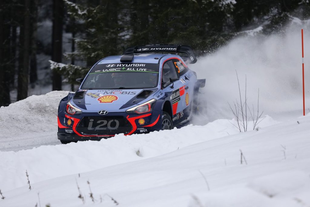 Hyundai Motorsport has extended its lead of Rally Sweden