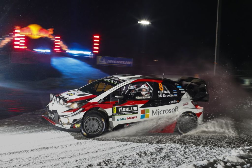 Toyota the early leader as Rally Sweden begins