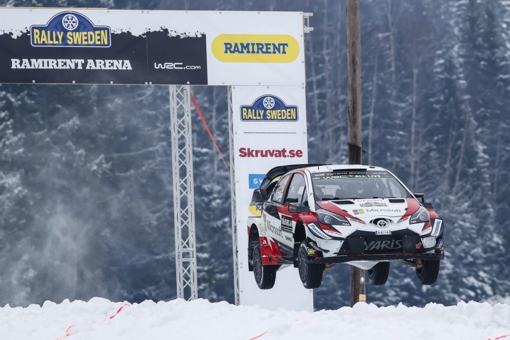 The Yaris WRC shows its potential on Swedish snow