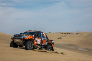 Dakar 2018 - Eugenie Decre Jerome Pelichet - team RaidLynx - Toyota overdrive Dakar #330