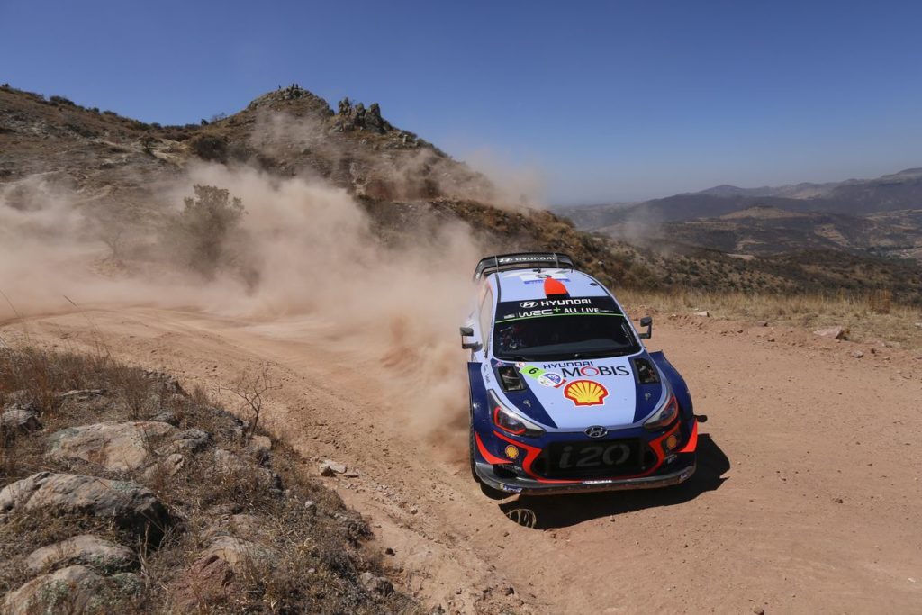 Hyundai Motorsport holds an early lead at the end of the opening ten special stages of Rally México