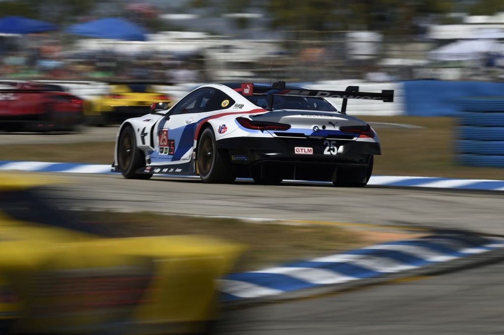 New BMW M8 GTE races to first podium finish at Sebring