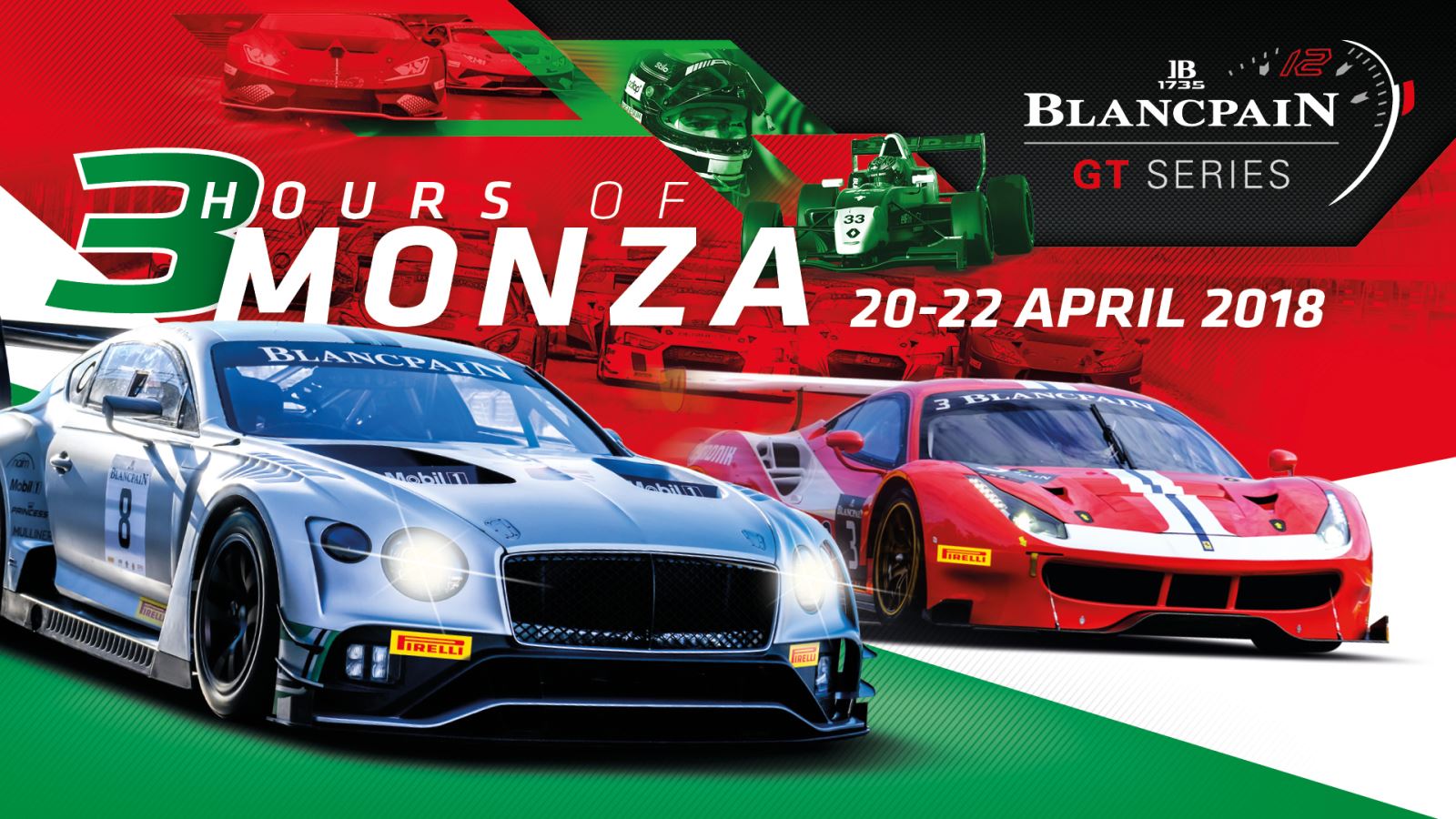 Impressive 54-car grid for Blancpain GT Series Endurance Cup opener Monza -