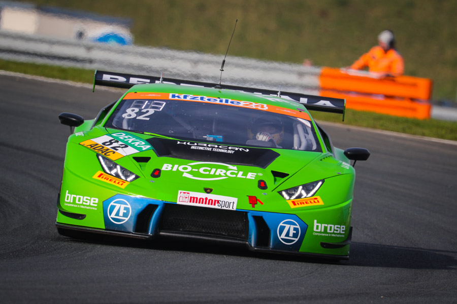 Doppelsieg für GRT Grasser Racing beim zweiten Saisonrennen zum ADAC GT MASTERS in Oschersleben