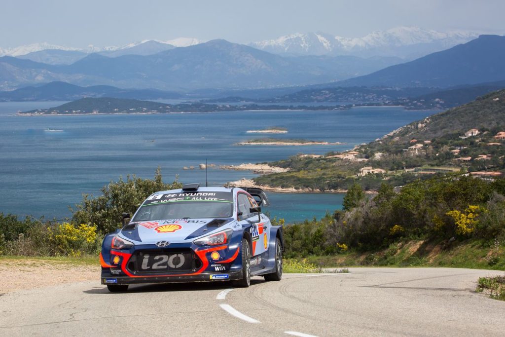 Hyundai Motorsport has secured a podium finish in Tour de Corse