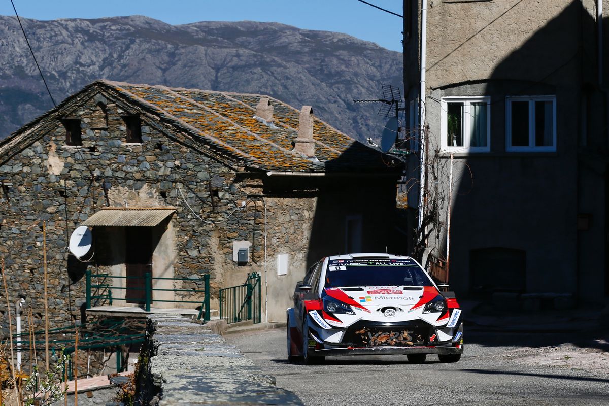 Toyota drivers building their speed in Corsica