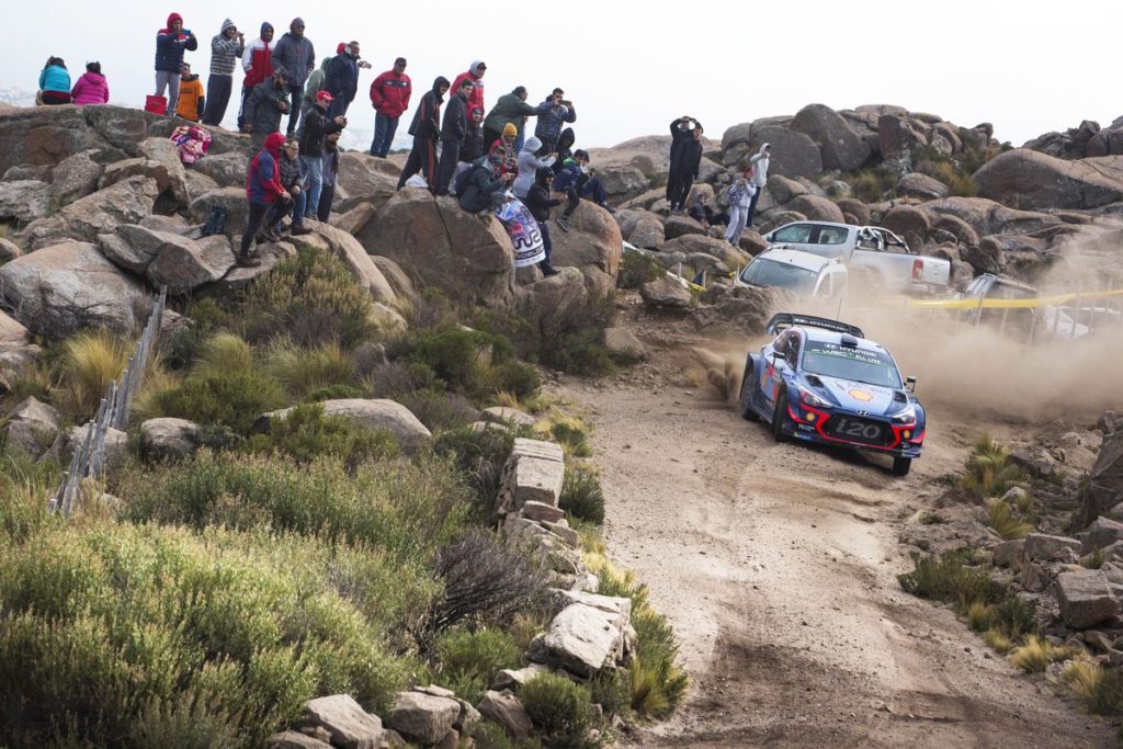 Hyundai Motorsport has claimed a double podium in Rally Argentina