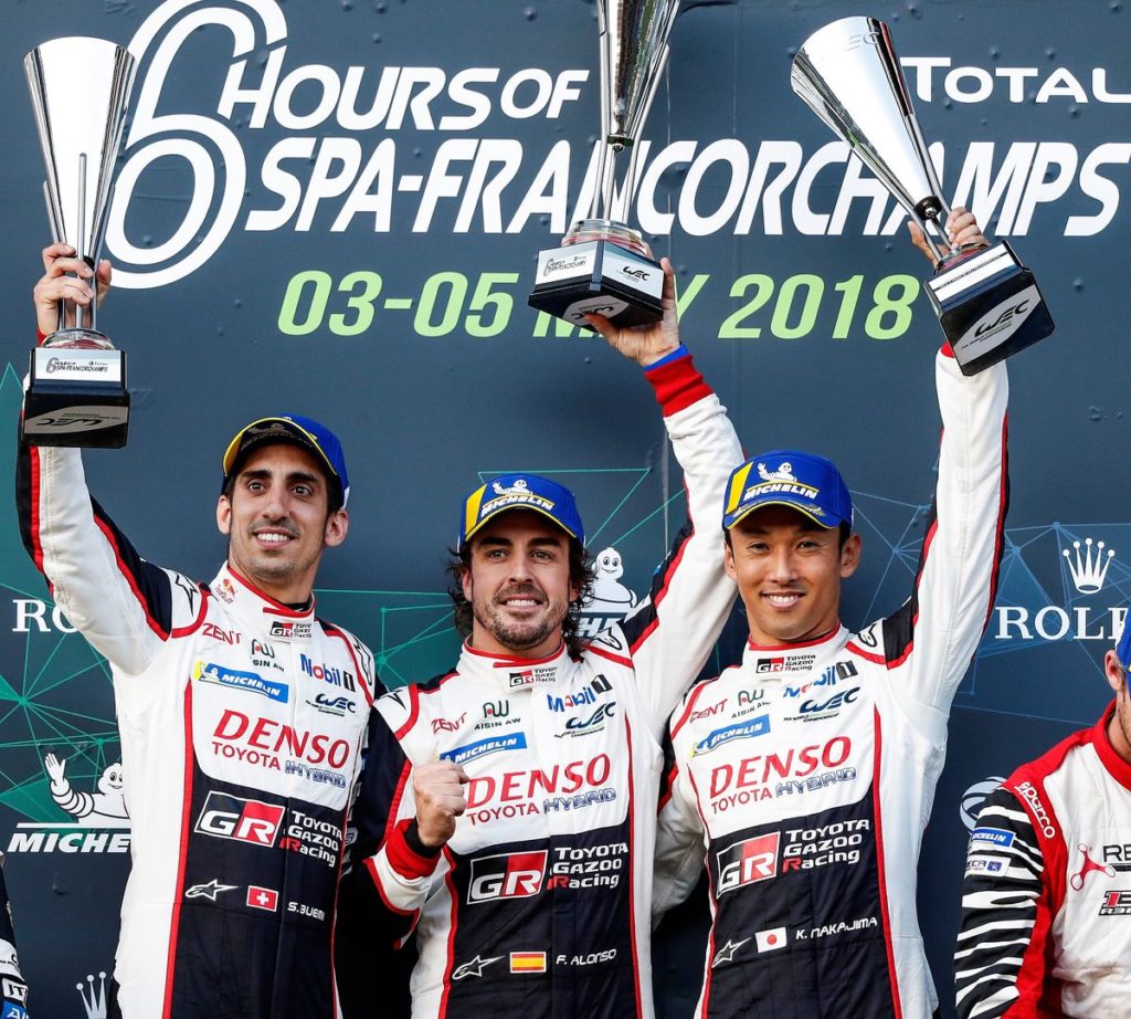 FIA WEC - Alonso-Buemi-Nakajima victorieux à Spa