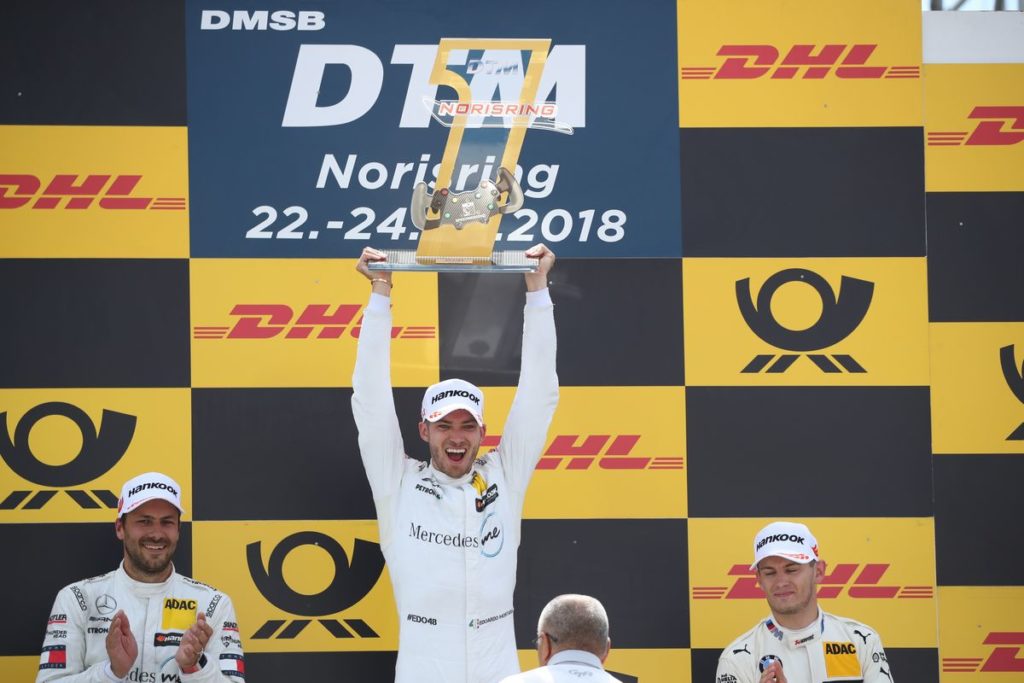 DTM - Edoardo Mortara und Gary Paffett erzielen Doppelsieg auf dem Norisring